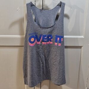 Women’s Dk. Grey OVER IT Tank Top - Sz XL